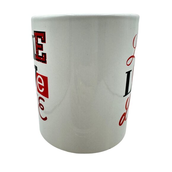 Just For You Love Mug Coffee Tea Valentines Day Anniversary 4" Tall Ceramic - Picture 4 of 7
